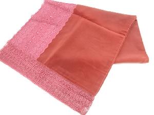 リサイクル　草花模様ショール